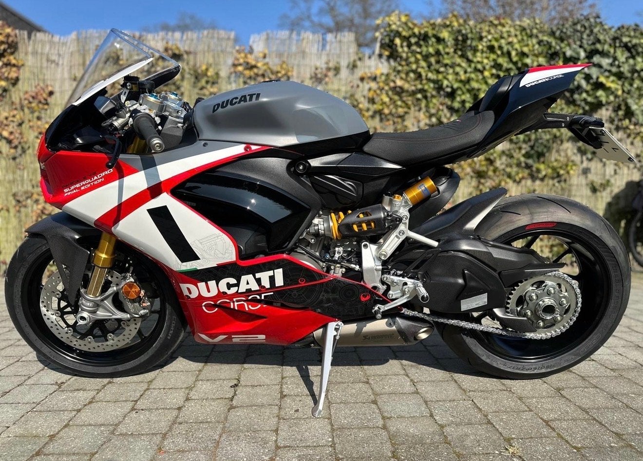 Ducati Panigale V2 Superquadro Final Edition #008/555, Motoren, 2 cilinders, Sportuitlaat, Nieuw, Motorrijbewijs A