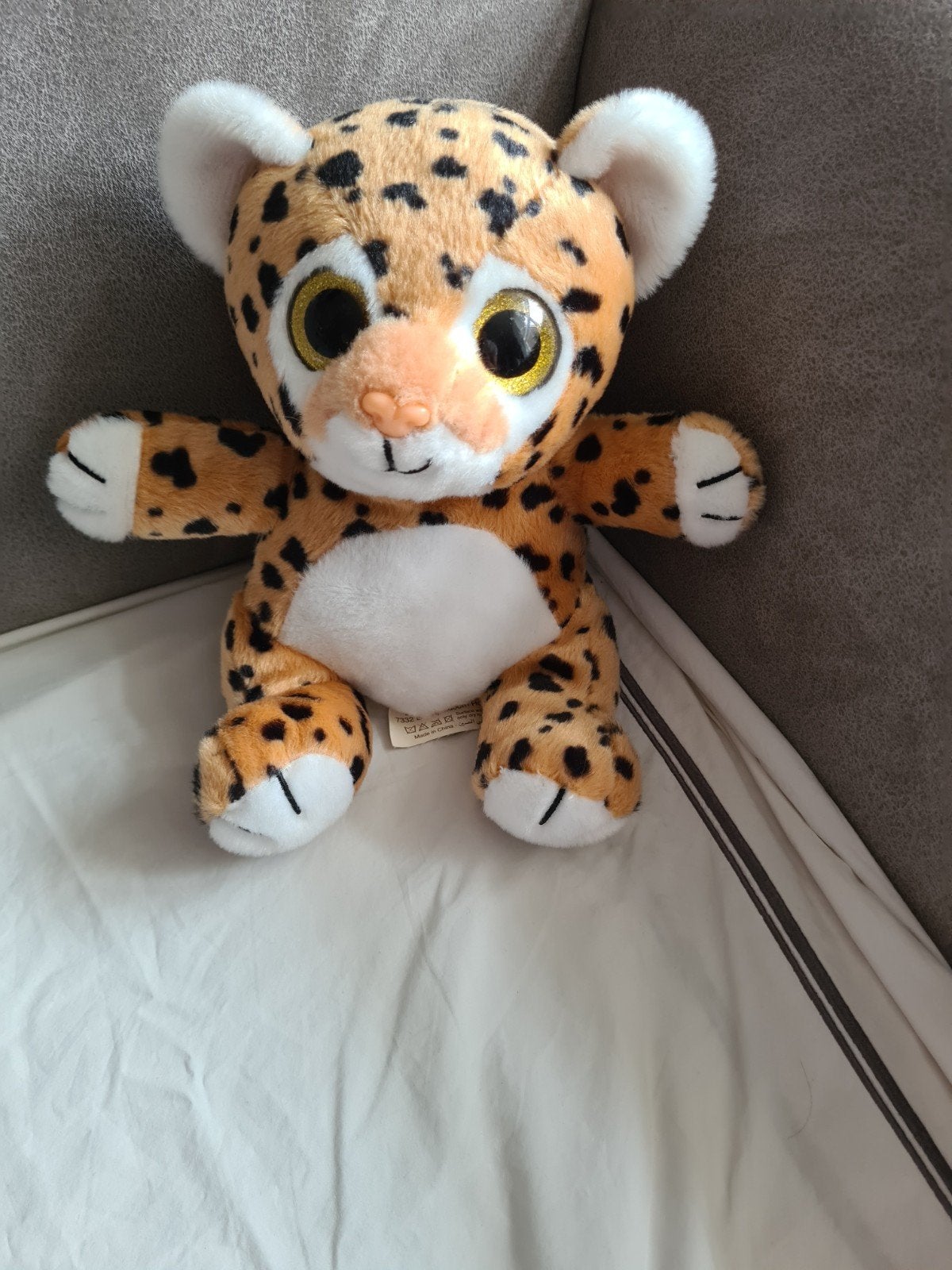 Schattige Luipaard Knuffel - Zo Goed als Nieuw, Overige typen, Ophalen of Verzenden, Zo goed als nieuw, Middelgroot (20 tot 80 cm)