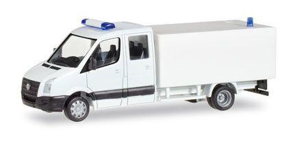 VW Crafter m. K., wit (Minikit) Herpa, Nieuw, Ophalen of Verzenden, Bus of Vrachtwagen, Herpa