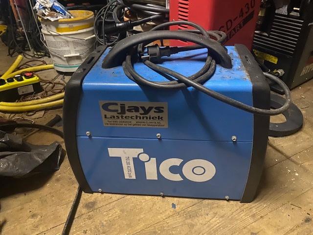 Tig lasinvertor Teco 200 ac/dc, Doe-het-zelf en Verbouw, Gereedschap | Lasapparaten, Ophalen, Zo goed als nieuw, 150 tot 250 ampère