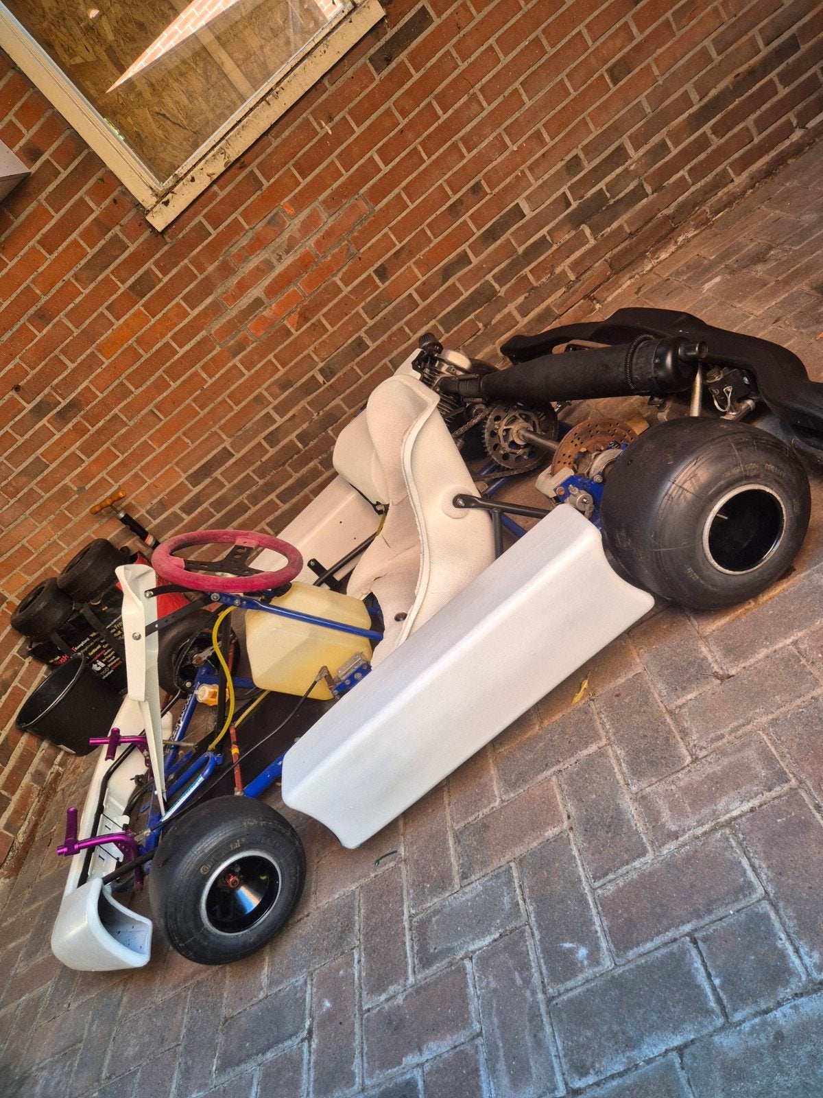 Honda Mach 1 Kart 340cc., Sport en Fitness, Karting, Ophalen, Zo goed als nieuw, Kart