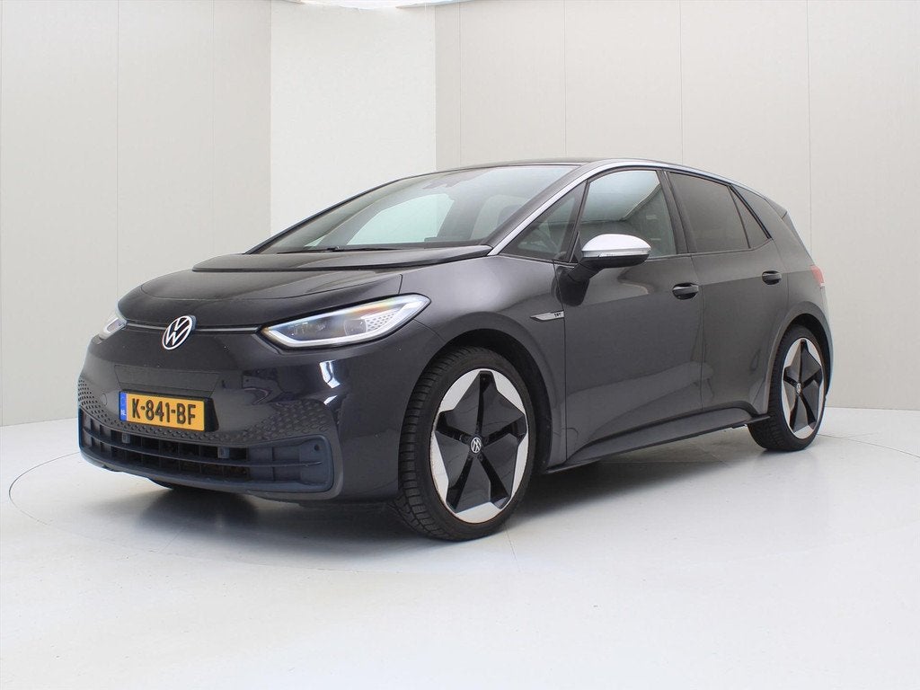Volkswagen Id.3 58kWh 204pk 1ST Max 89% SoH [ PANO+CAMERA+20, Auto's, Volkswagen, 34 min, Zwart, 375 min, ID.3