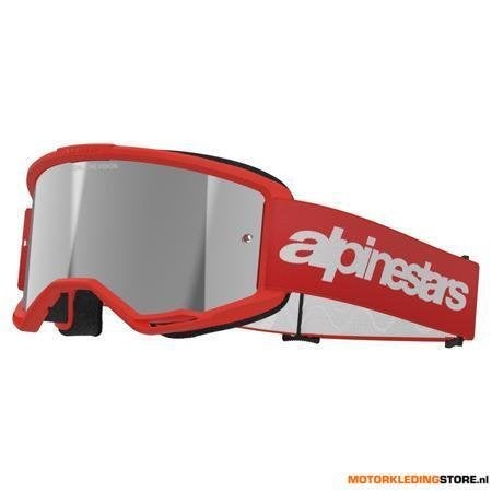 Alpinestars Vision 3 Wordmark MX Goggle, Rood-Zilver, Ophalen of Verzenden, Nieuw met kaartje