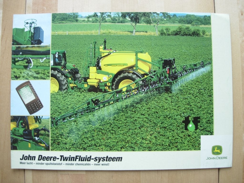 John Deere FwinFluid Brochure 2003, Verzenden, Zo goed als nieuw, John Deere