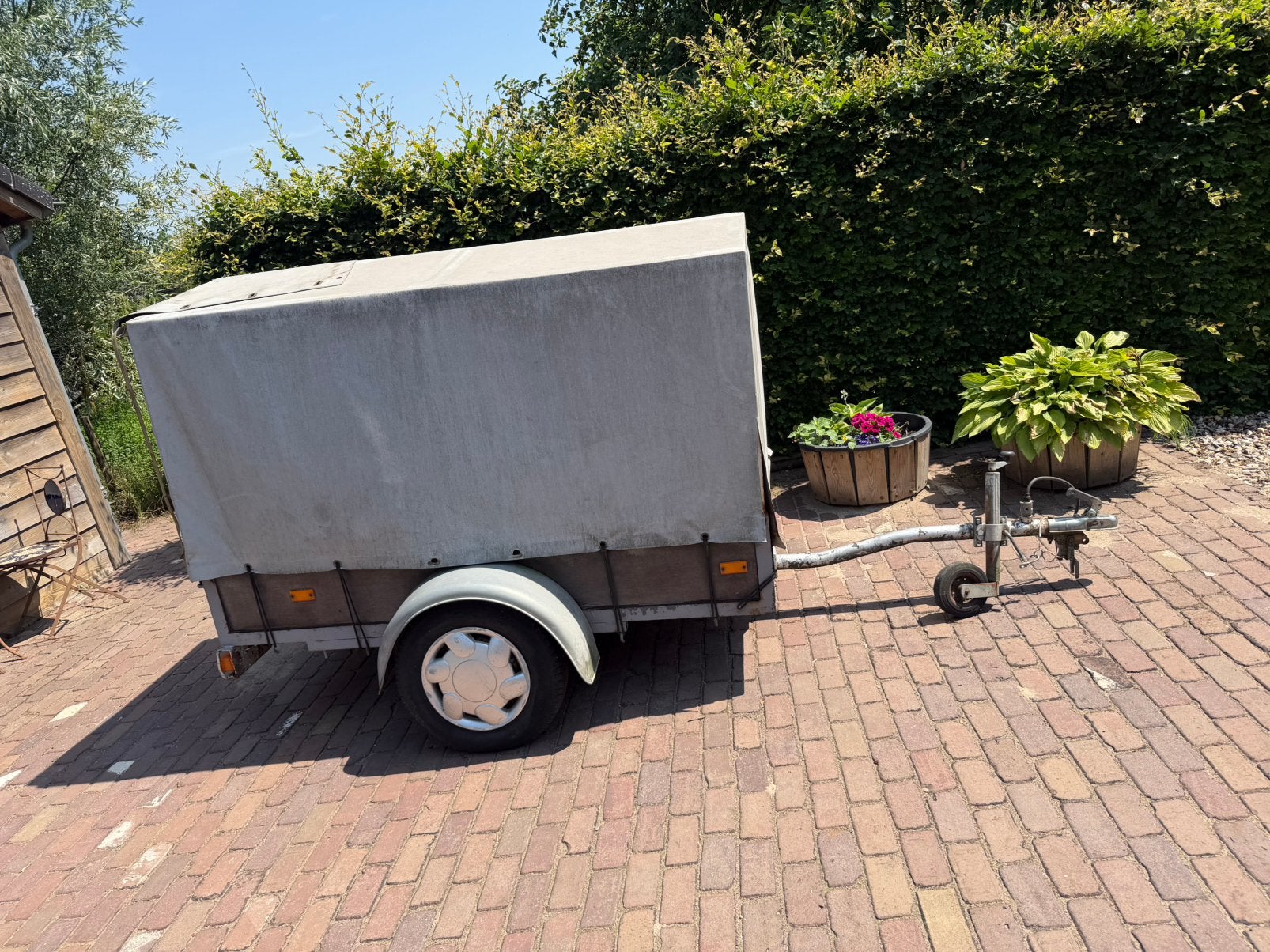Aanhanger met huif te koop, Ophalen of Verzenden