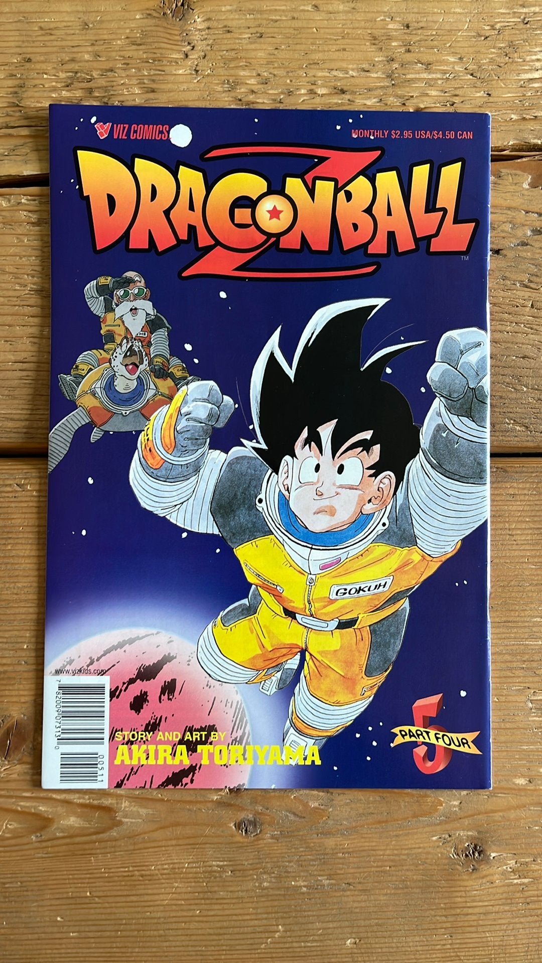 Dragon Ball Z part 4 #5 Viz Comics Manga Akira Toriyama, Eén comic, Ophalen of Verzenden, Zo goed als nieuw, Amerika