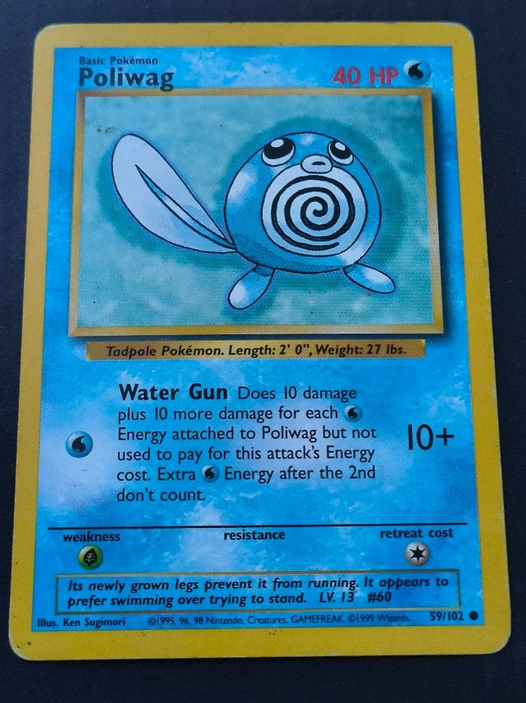 Poliwag, Ophalen of Verzenden, Gebruikt, Losse kaart