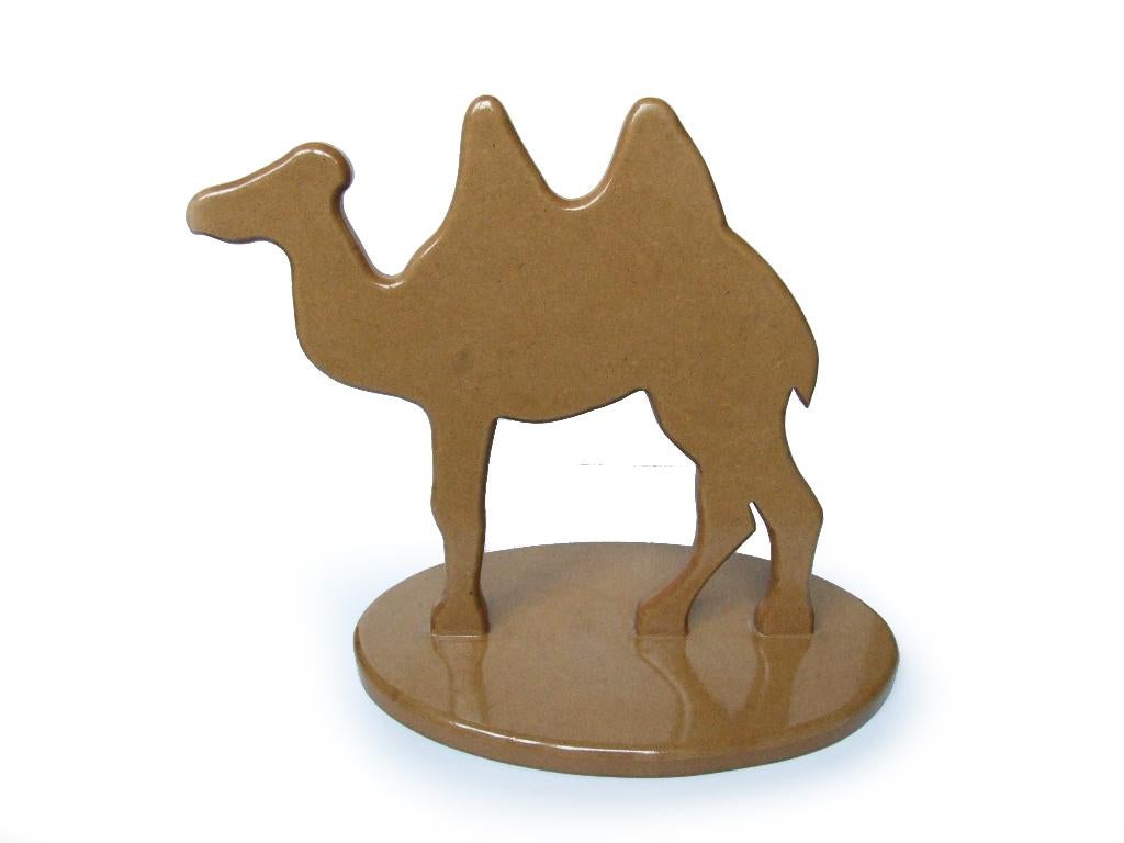 Decoratieve houten kameel, Ophalen of Verzenden, Zo goed als nieuw