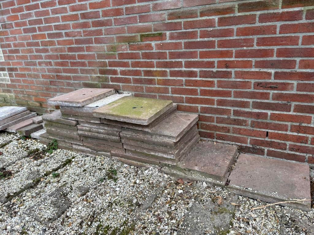 Restpartij stenen, Ophalen, Gebruikt, Beton, Terrastegels