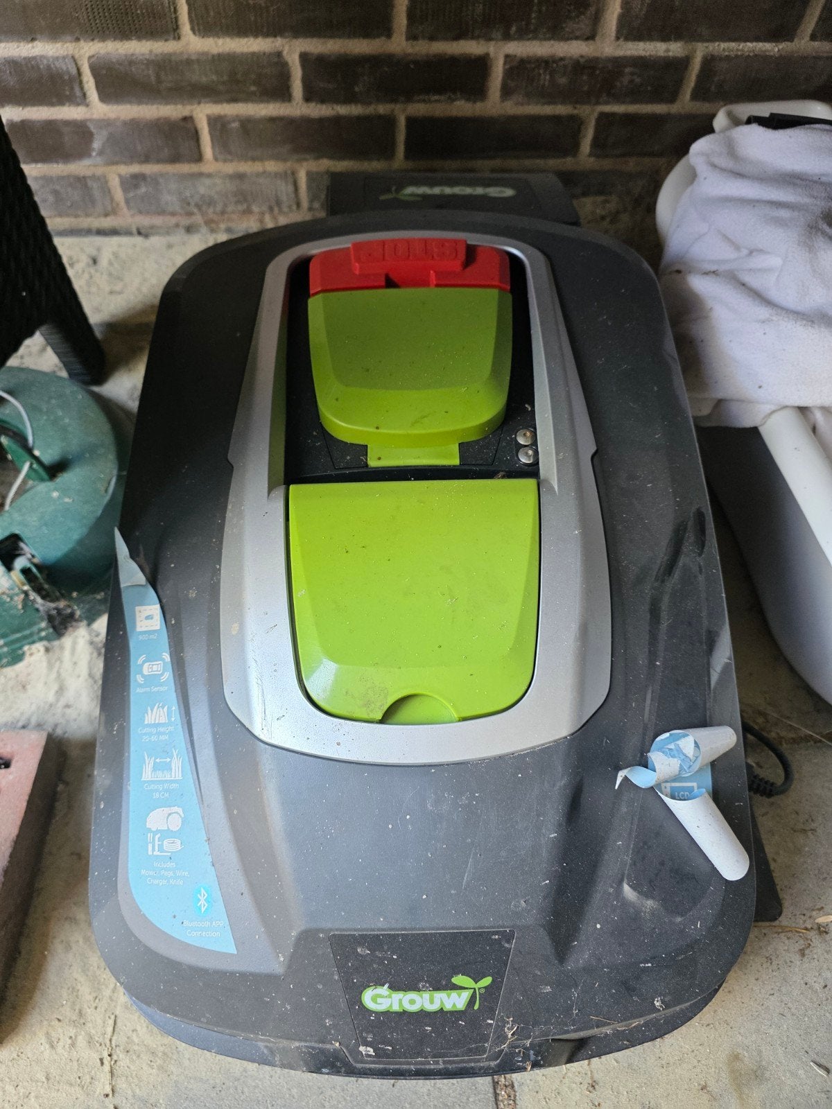 Grouw Robot Grasmaaier - Automatisch Maaien, Tuin en Terras, Ophalen, Gebruikt, Bestuurbaar via app, Grouw
