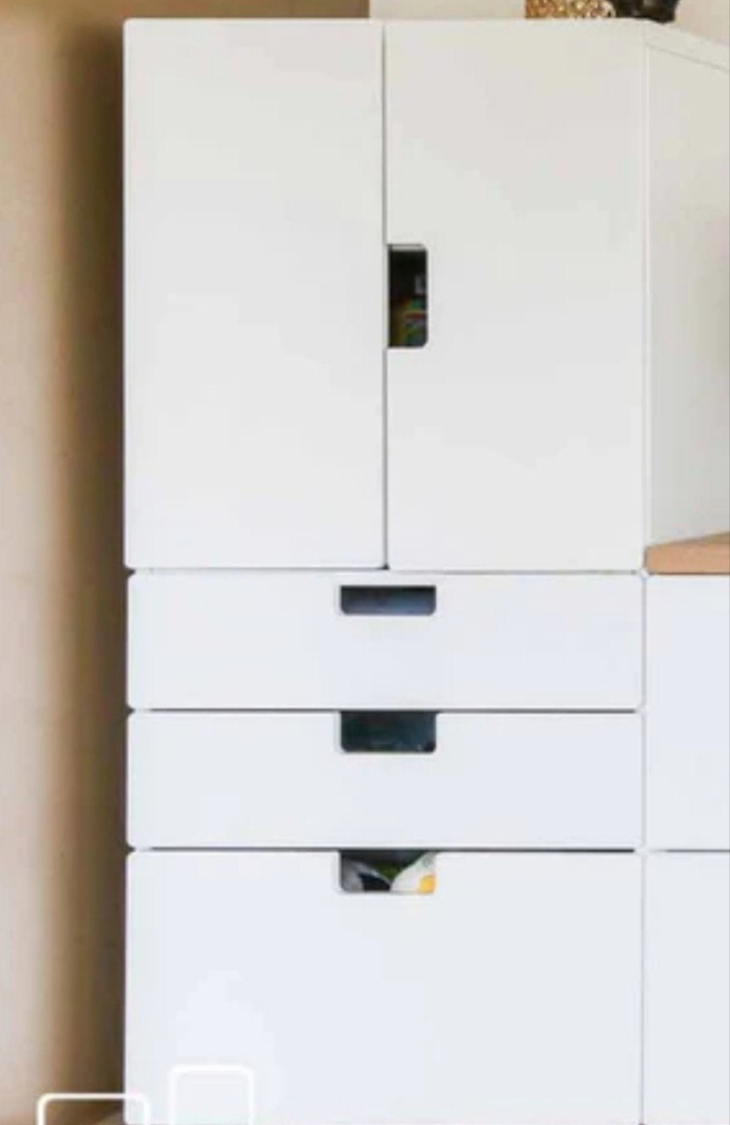 IKEA Stuva Kast 60x50x128 cm - Wit met lades en deuren, Ophalen, Overige materialen, Gebruikt, 100 tot 150 cm