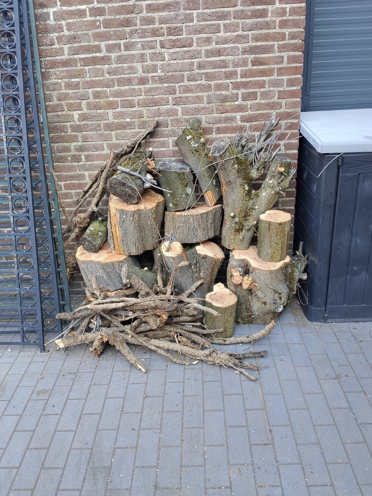 Brandhout: Blokken en takken voor uw kachel/vuurkorf, Minder dan 3 m³, Ophalen, Overige houtsoorten, Blokken