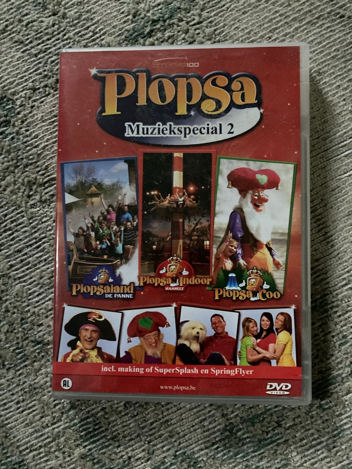Plopsa Muziekspecial 2 DVD - Studio 100, Alle leeftijden, Familie, Film, Gebruikt