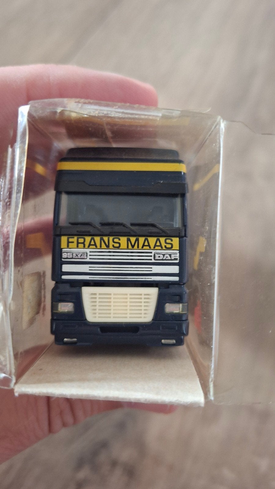 DAF 95 XF modelvrachtwagen Frans Maas, Overige merken, 1:32 tot 1:50, Ophalen of Verzenden, Zo goed als nieuw