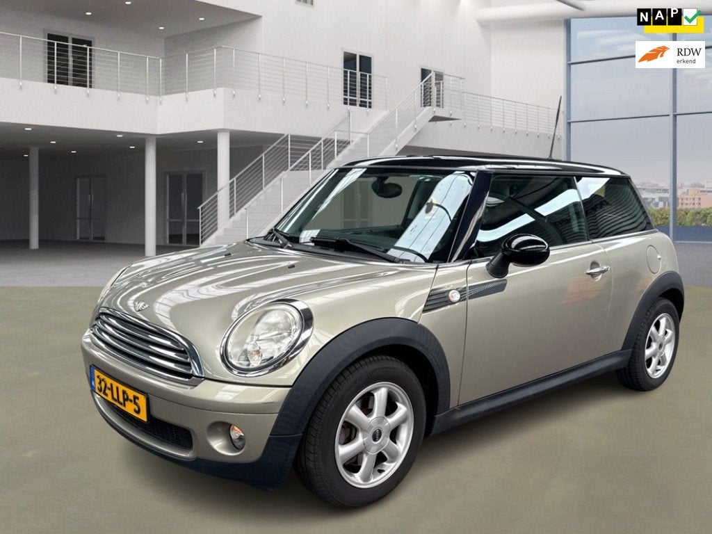 Mini 3-Deurs 1.6 One MINIMALIST Business Line AIRCO CRUISE, Auto's, Mini, Voorwielaandrijving, Euro 5, 4 cilinders, 4 stoelen