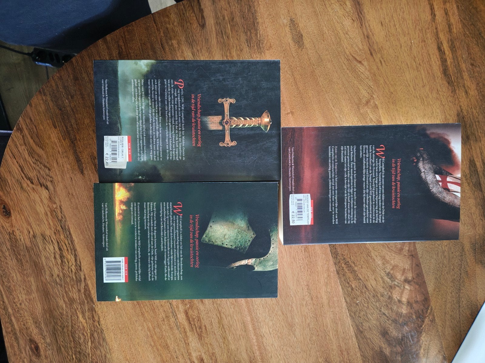Robyn Young - Kruistocht, Ridder, Requiem (3 boeken), Ophalen of Verzenden, 20e eeuw of later, Zo goed als nieuw, Robyn Young