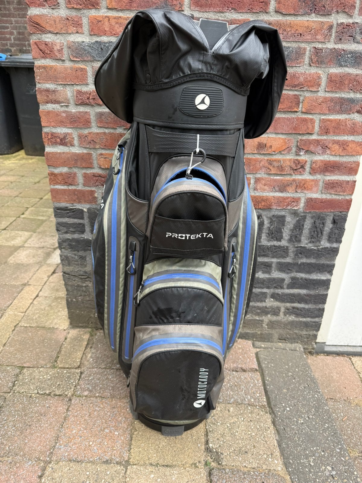 Motocaddy Protekta Golftas zwart/grijs/blauw igs, Ophalen of Verzenden, Gebruikt, Tas, Overige merken