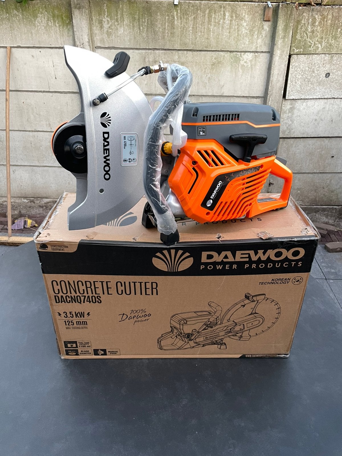 Daewoo bandenzaag betonzaag asfaltzaag, Ophalen of Verzenden, Nieuw, Overige soorten, Daewoo