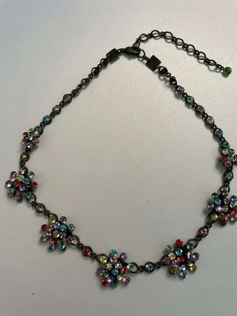 Komplott by Miranda ketting met Swarovski kristallen, Met kristal, Overige materialen, Overige kleuren, Ophalen of Verzenden