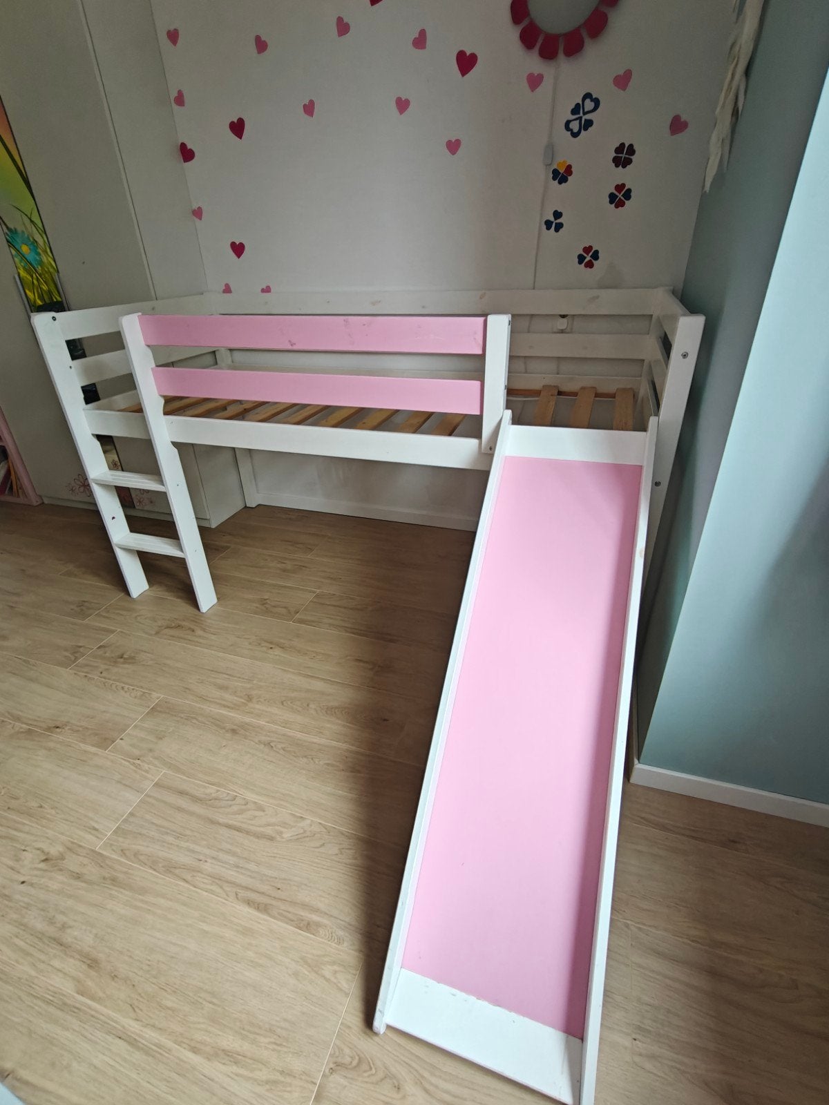 halfhoogslaper met trapje en glijbaan., Ophalen, Gebruikt, Halfhoogslaper