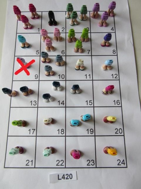 L420 LEGO FRIENDS POPPETJES MEIDEN BENEN, Dalwagen 45b, 6669 CB Dodewaard, Lego, Ophalen of Verzenden, Zo goed als nieuw
