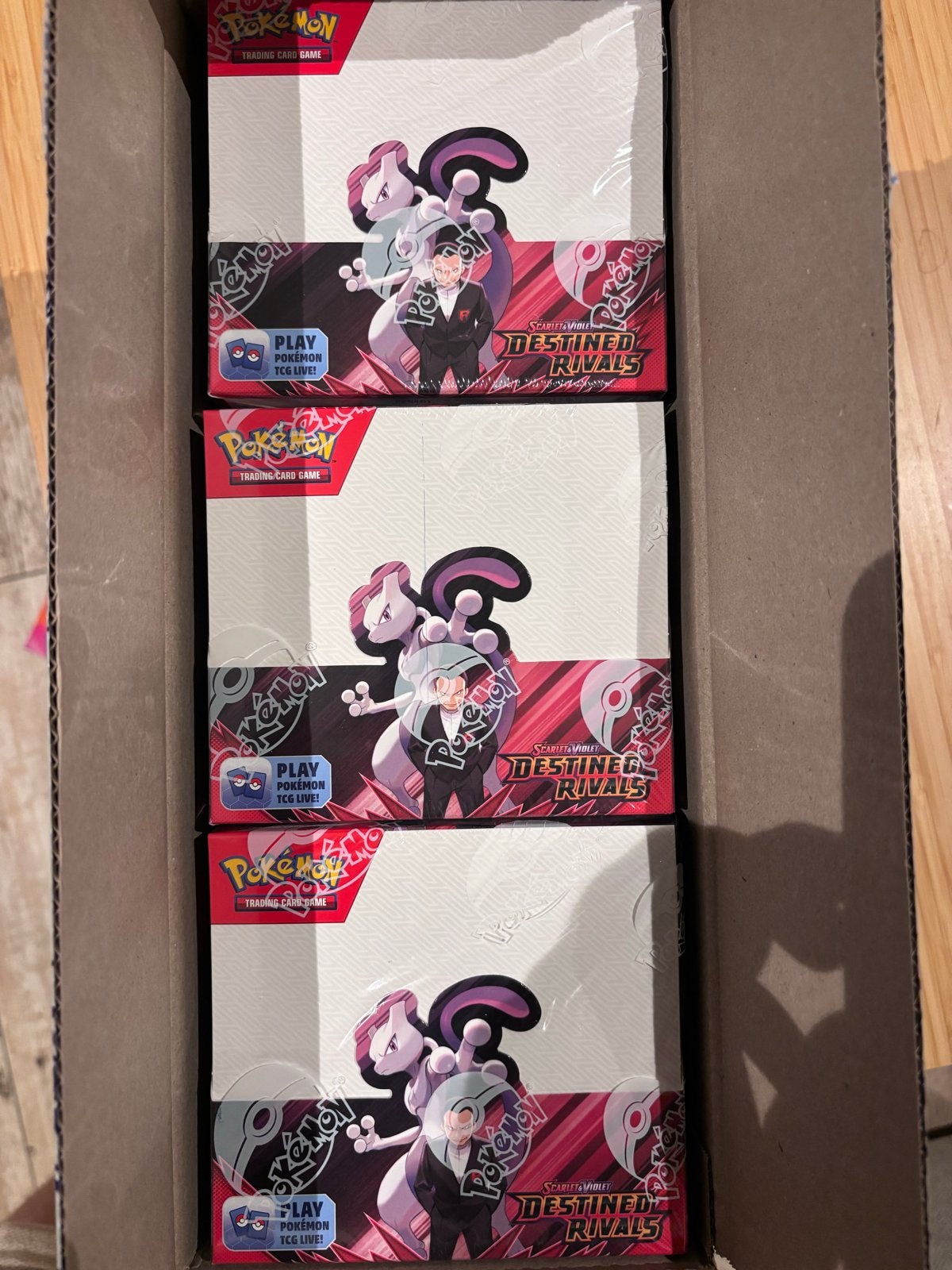 Destined Rivals Boosterbox - Pokémon TCG Scarlet & Violet, Ophalen, Nieuw, Boosterbox