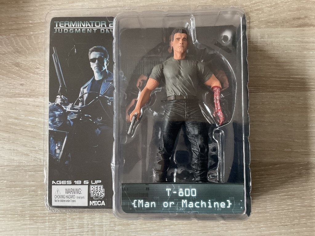 Terminator man or machine sealed, Ophalen, Nieuw, Actiefiguur of Pop