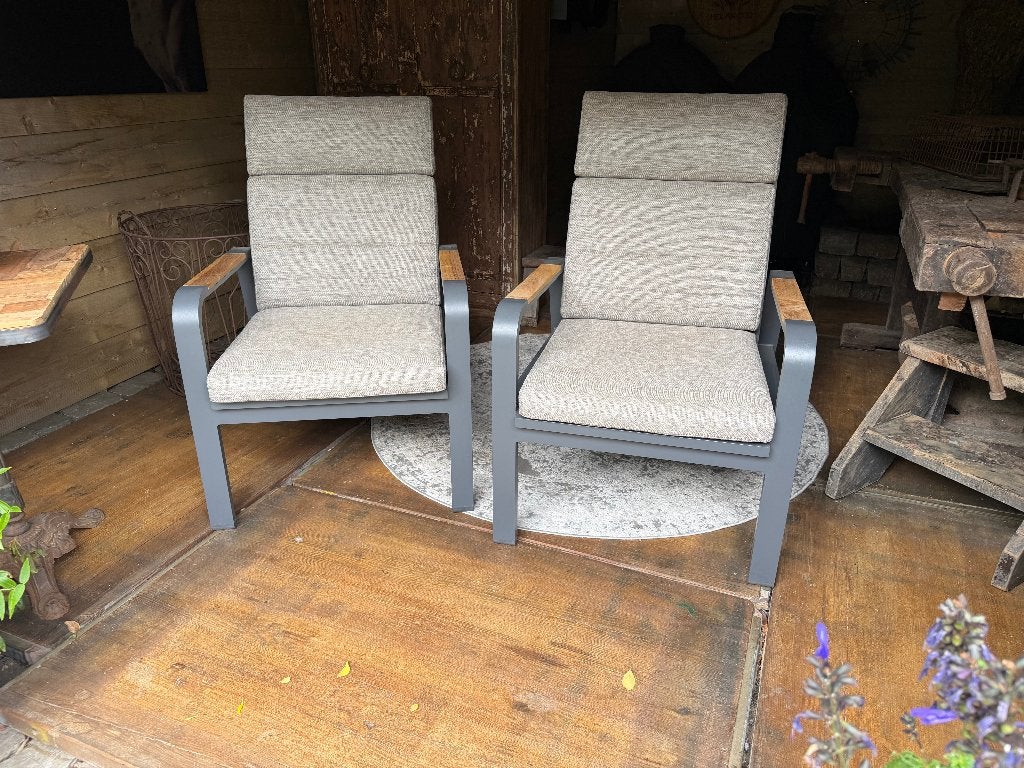 Life Outdoor Living verstelbare lounge tuinstoel, Ophalen, Zo goed als nieuw, Aluminium, Verstelbaar