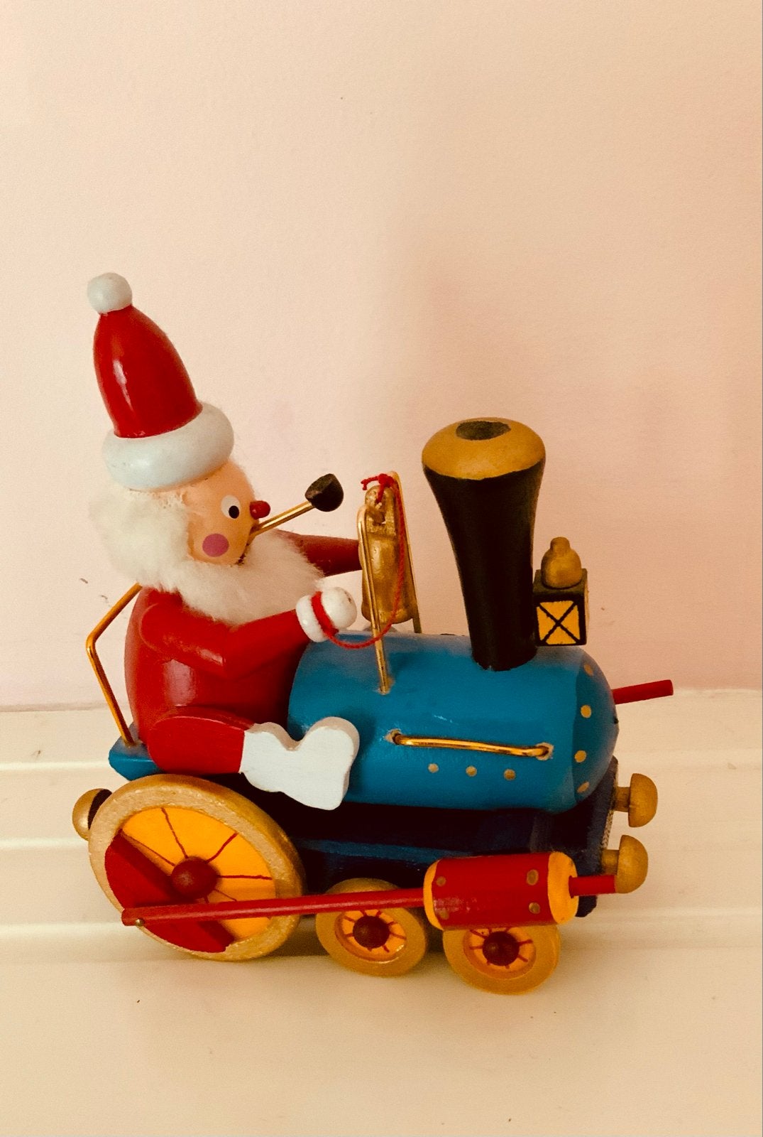 Oude kerstversiering Erzgebirgte rokersmannetje raucherman, Ophalen of Verzenden, Zo goed als nieuw