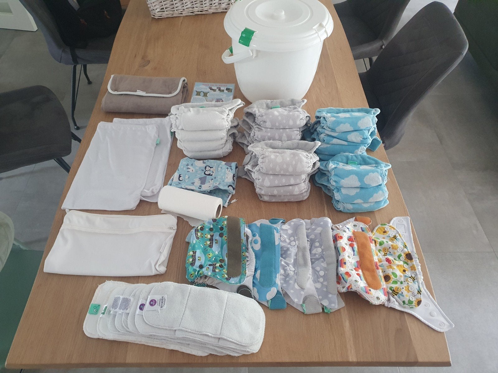 Wasbare luiers Totsbots maat 1, Ophalen of Verzenden, Gebruikt, One size