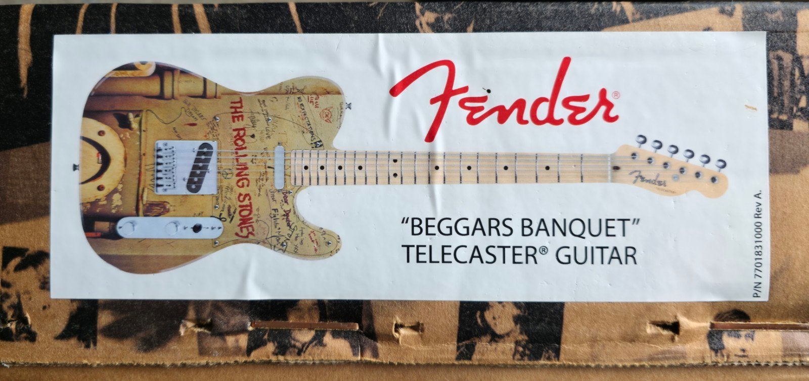 Fender Rolling Stones Telecaster Limited Edition 201/300, Muziek en Instrumenten, Ophalen, Nieuw, Solid body, Fender