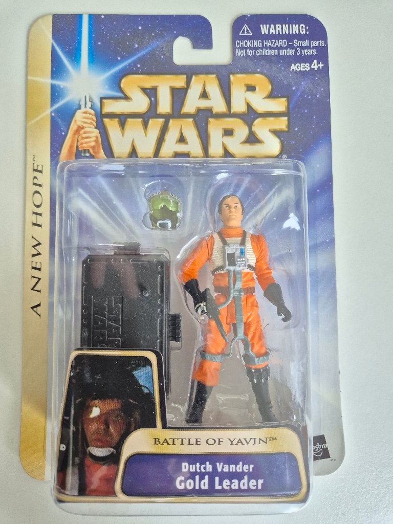 Star Wars Saga 04-13 Dutch Vander Gold Leader Yavin, Ophalen of Verzenden, Nieuw, Actiefiguurtje