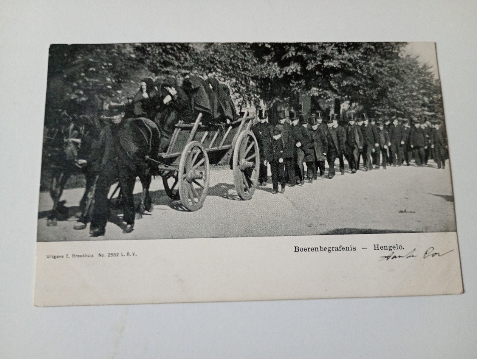 Hengelo Boerenbegrafenis 1906, Ophalen of Verzenden, Voor 1920, Gelopen, Overijssel