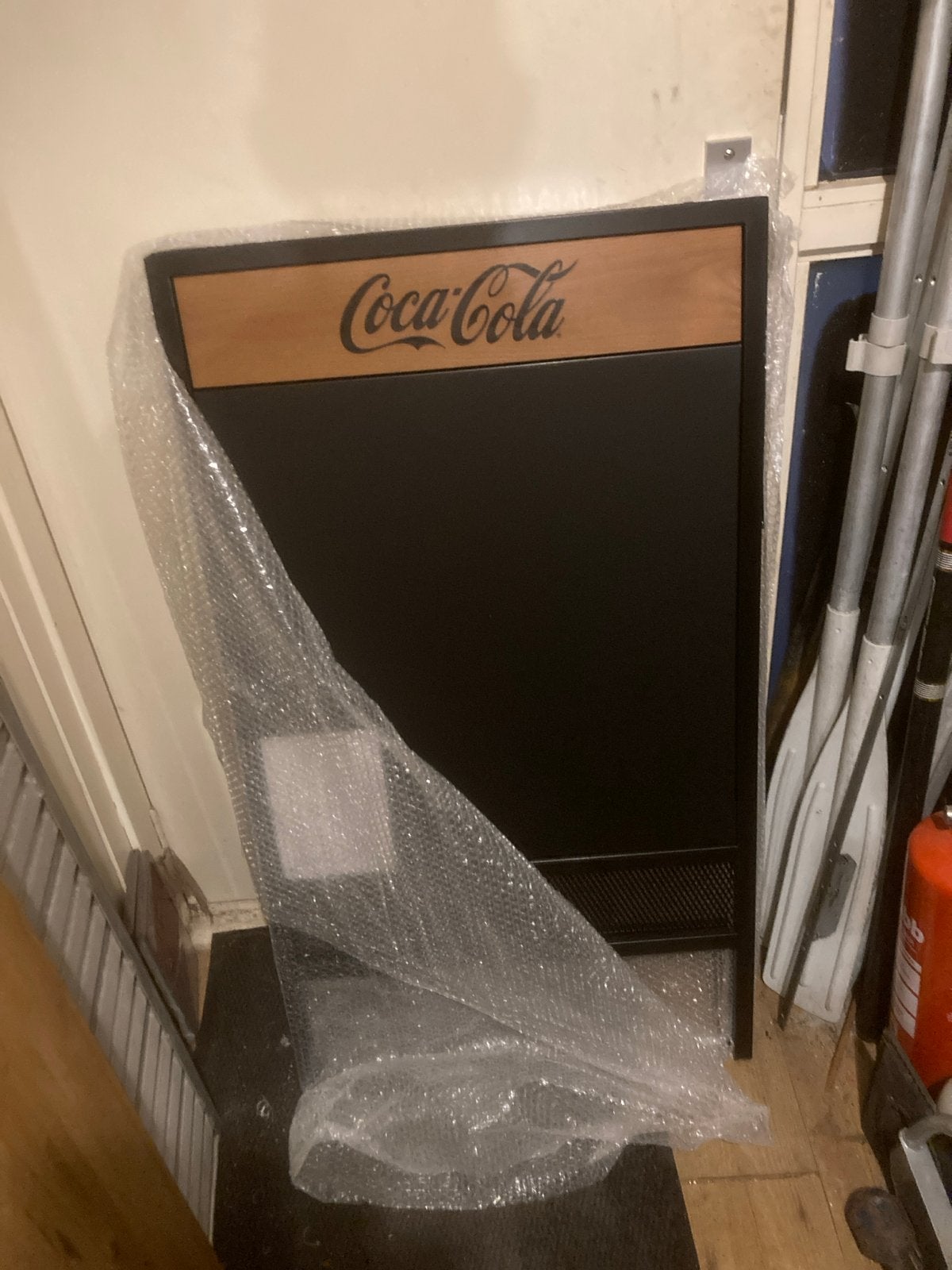 Coca-Cola stoepbord / krijtbord - Nieuwstaat, Ophalen, Zo goed als nieuw, Reclamebord