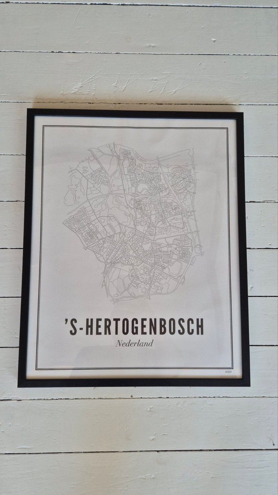 Wijck poster 's-Hertogenbosch, Ophalen, Zo goed als nieuw, Print
