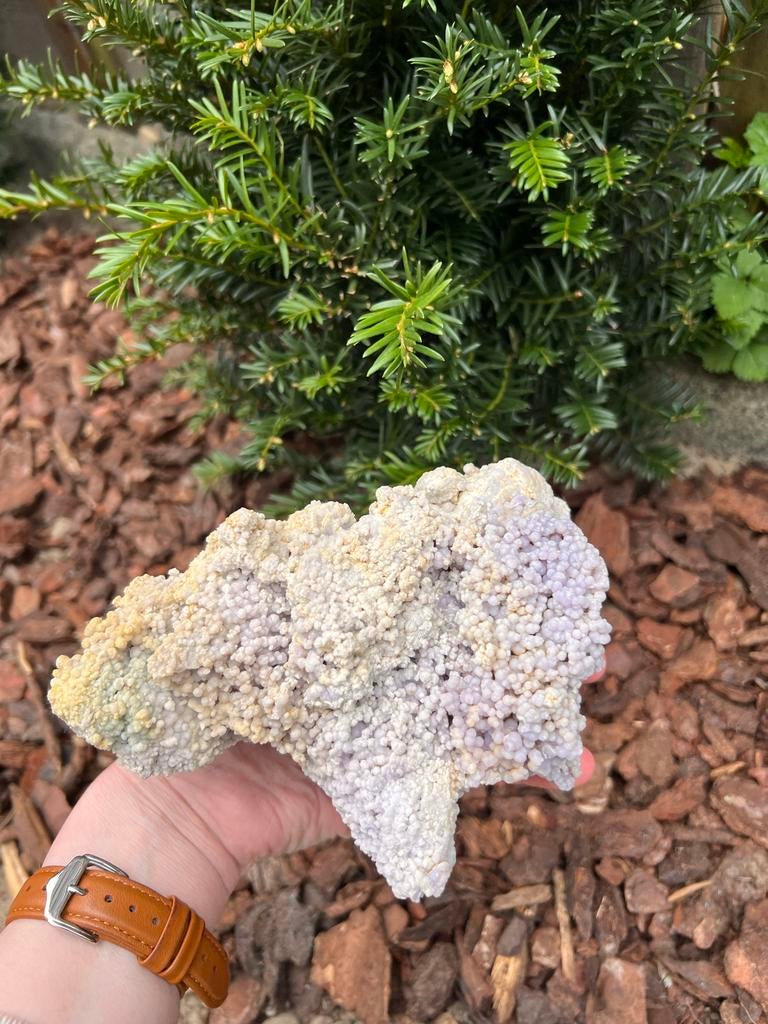 Prachtige Druif Agaat - Uniek Mineraal Exemplaar, Verzamelen, Mineralen en Fossielen, Ophalen of Verzenden, Mineraal