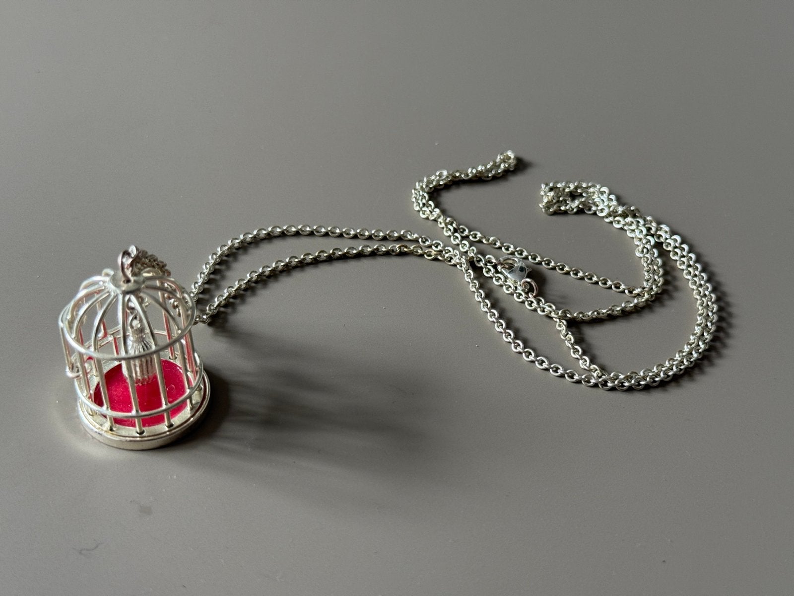 See by Chloé ketting met vogelkooi hanger, Ophalen of Verzenden, Zo goed als nieuw, Overige materialen