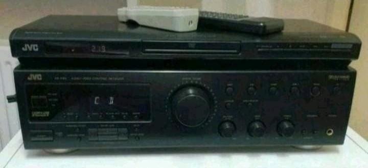 Jvc stereo set rx-416v receiver + cd dvd speler xv-n330, Audio, Tv en Foto, Stereo-sets, Ophalen of Verzenden, Dvd-speler, JVC
