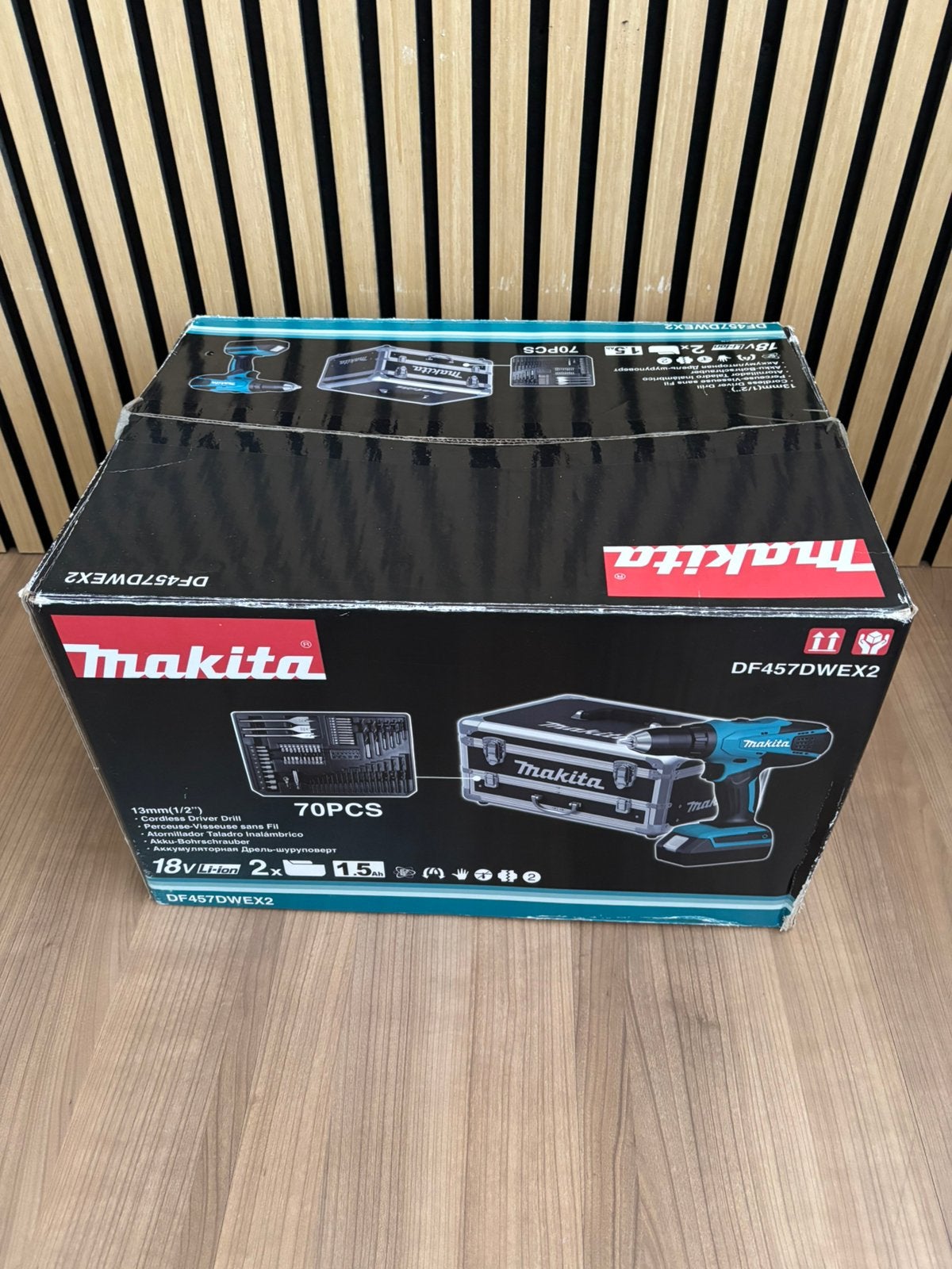 Makita 18V Schroefboormachine Set – 70-delig, Ophalen, Nieuw, Boor- en Schroefmachine