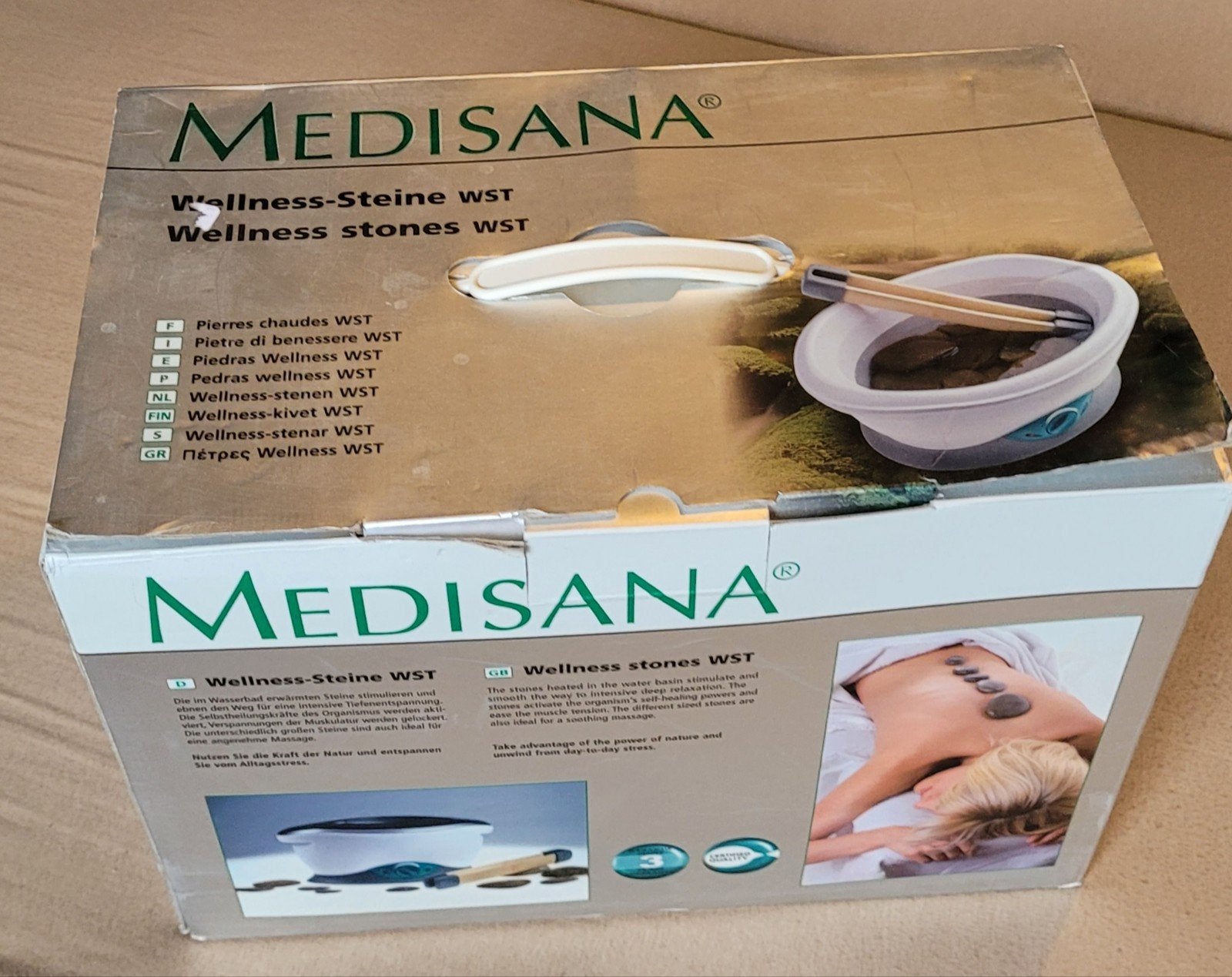 Medisana Wellness Hot Stone Set - Ontspanning Thuis, Ophalen of Verzenden, Overige typen