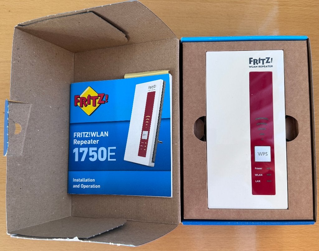 Te koop AVM Fritz! Wlan repeater 1750 E, Ophalen of Verzenden, Gebruikt, Fritz Repeater