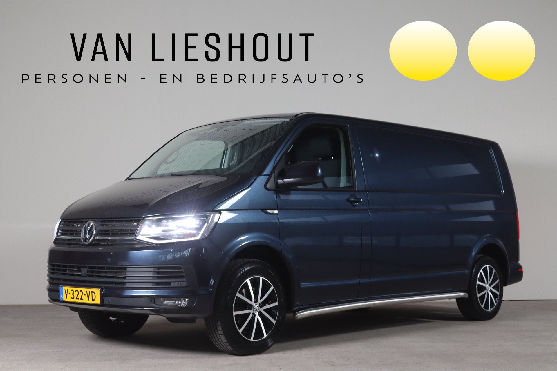 Volkswagen Transporter 2.0 TDI L2H1 Highline - NL- Auto! Cam, Auto's, Stof, Gebruikt, Euro 6, 4 cilinders