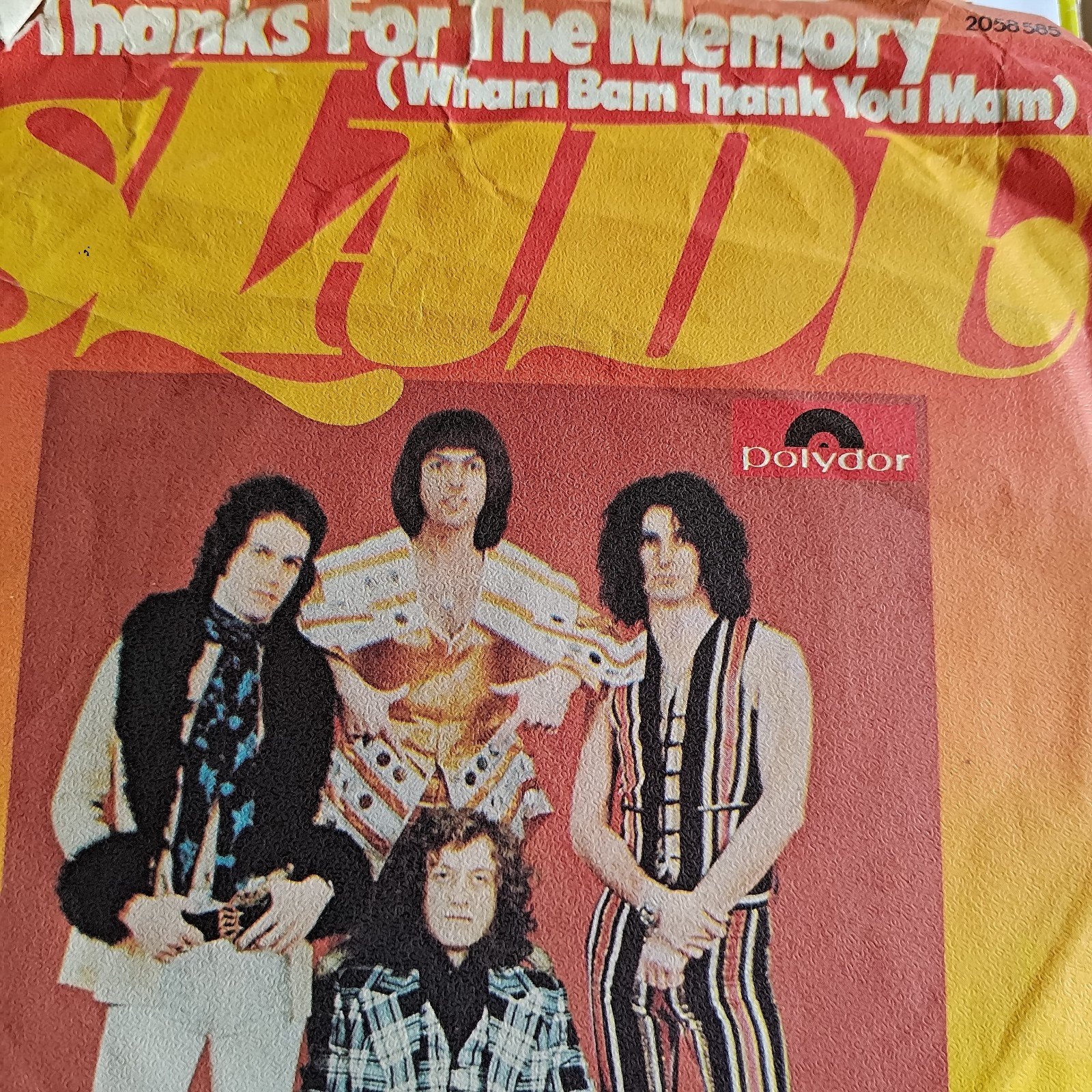 Slade - Thanks For The Memory (Wham Bam Thank You Mam), Ophalen of Verzenden, Gebruikt, 7 inch