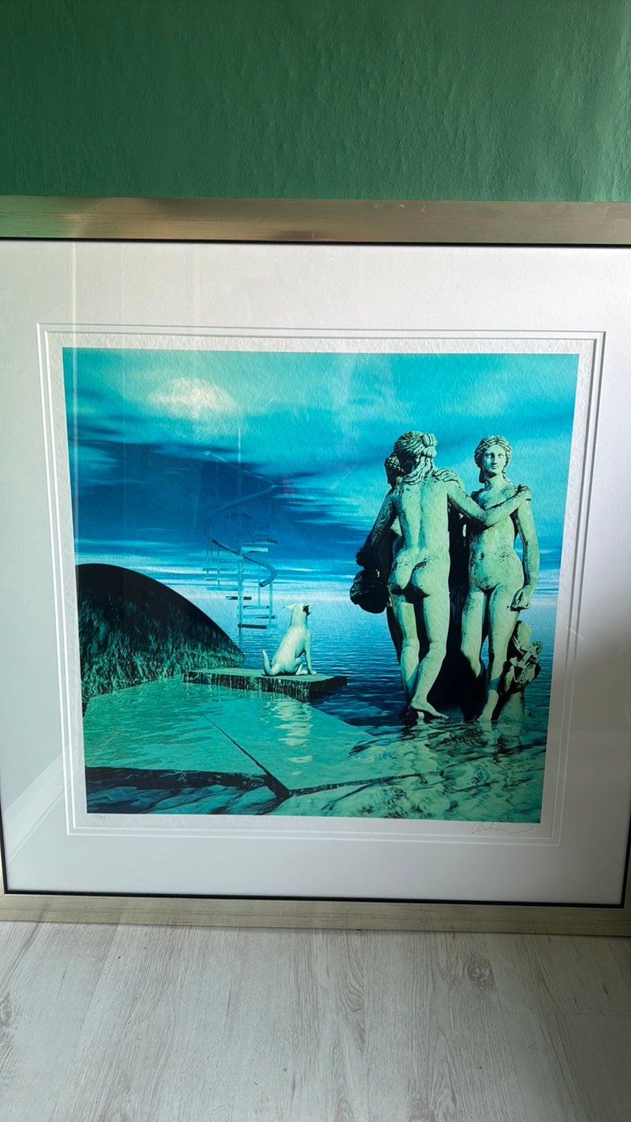 Zeefdruk Arturo - Giclée - Venus en Mercurius - ingelijst, Antiek en Kunst, Kunst | Litho's en Zeefdrukken, Ophalen, Personages en Fantasiefiguren