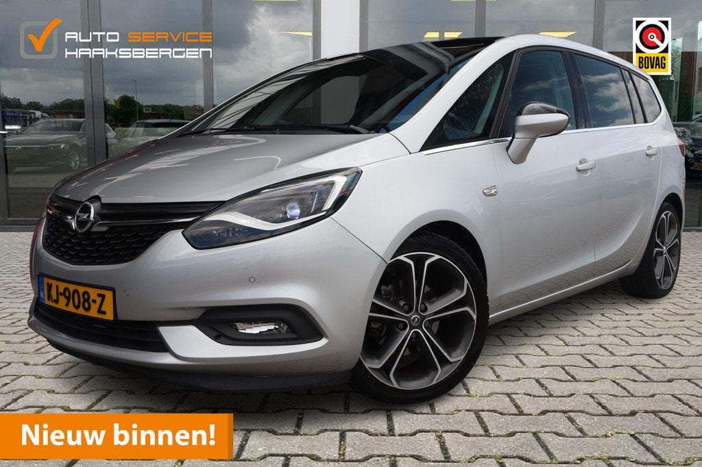 Opel Zafira 1.4 Turbo Edition 7p. | Pano | Leder | Camera |, Auto's, Opel, Bedrijf, Te koop, Zafira, ABS, Achteruitrijcamera, Adaptive Cruise Control