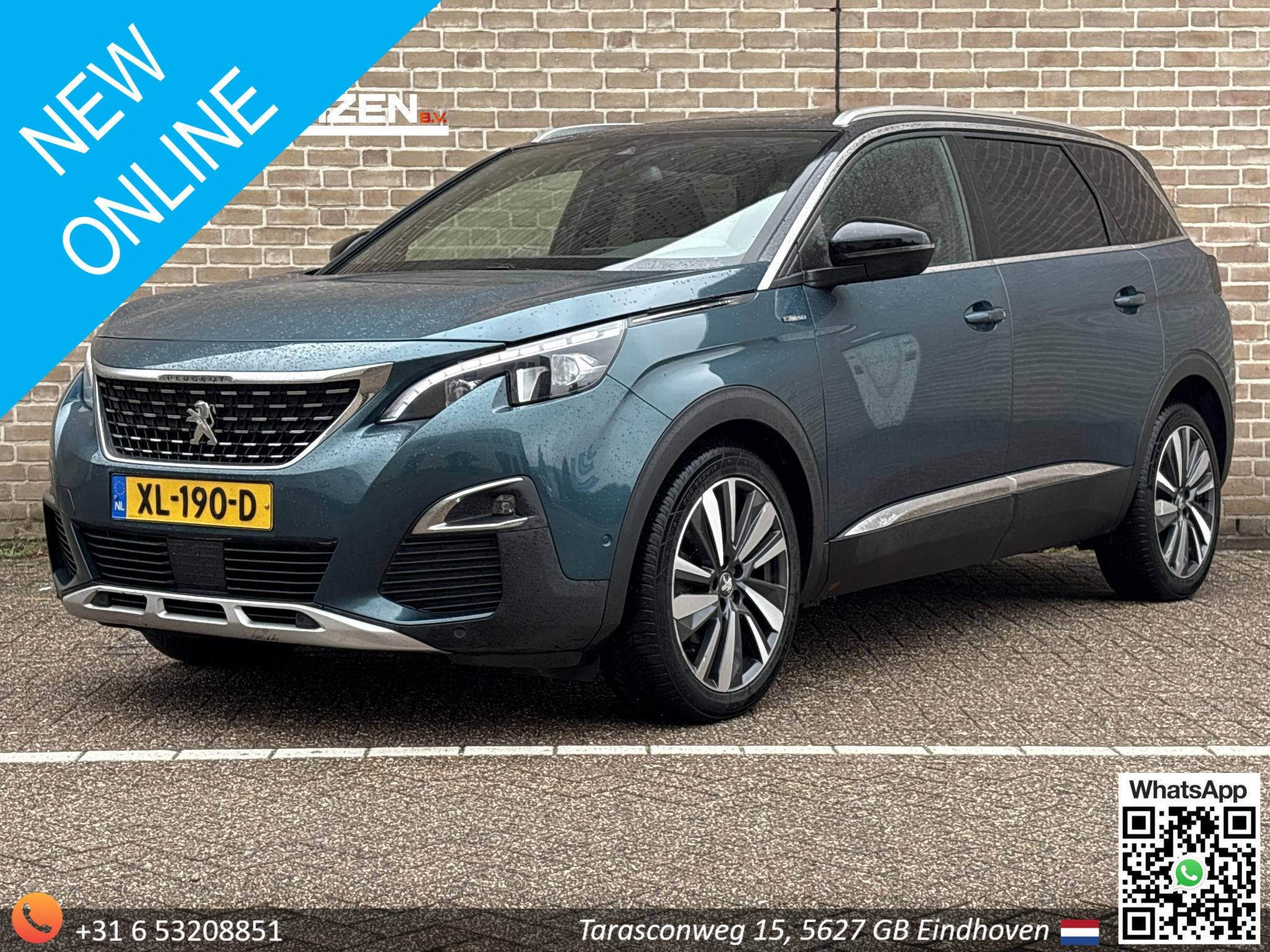 Peugeot 5008 1.2 PureTech Blue Lease GT-Line | € 6.950,- N, Auto's, Peugeot, Voorwielaandrijving, Gebruikt, 1199 cc, Origineel Nederlands