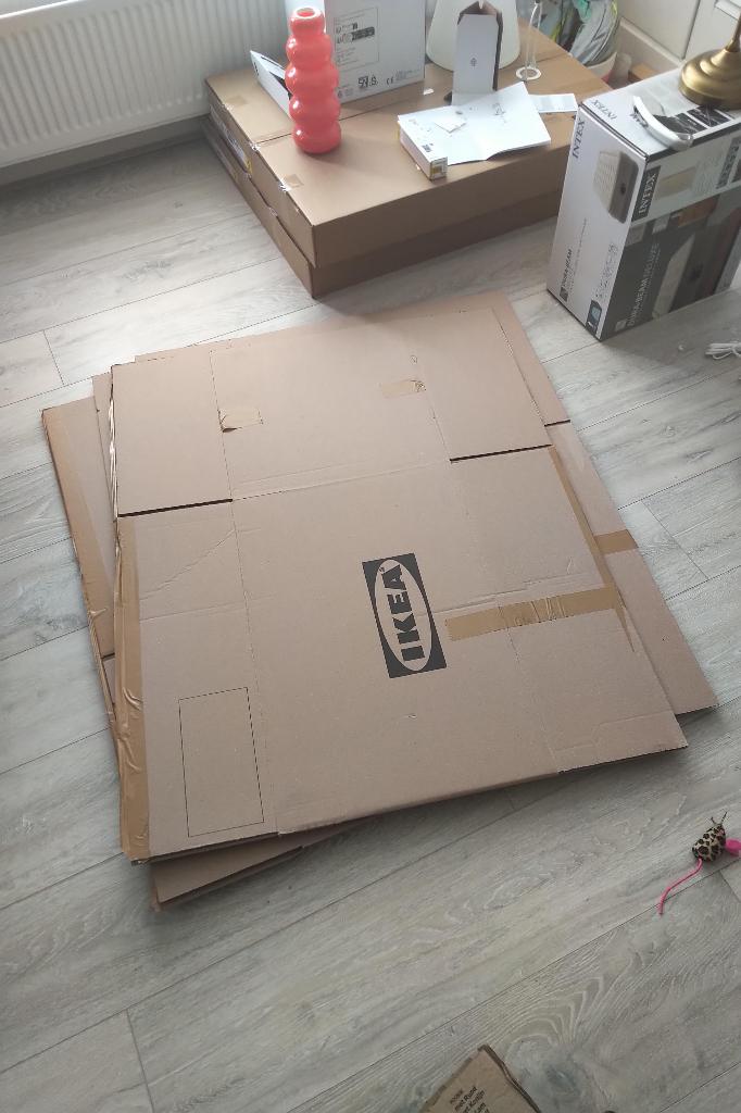 5x IKEA verhuisdozen, Ophalen, 40 tot 60 cm, 50 tot 75 cm, 35 tot 50 cm