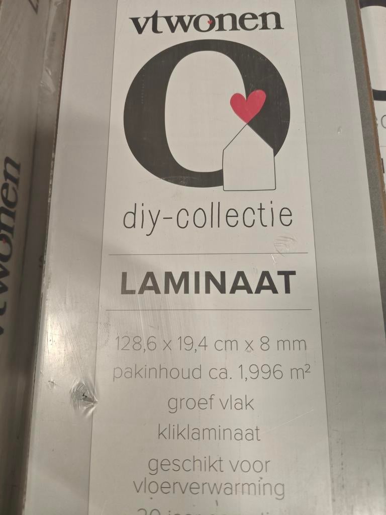 Restant vt wonen gladde klik laminaat betonlook, Ophalen, Nieuw, 75 m² of meer, Laminaat