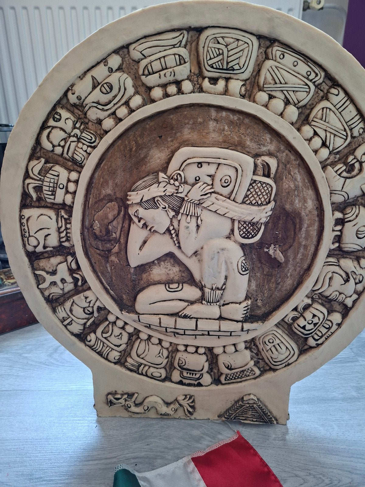 kunstobject Maya kalender, Ophalen of Verzenden