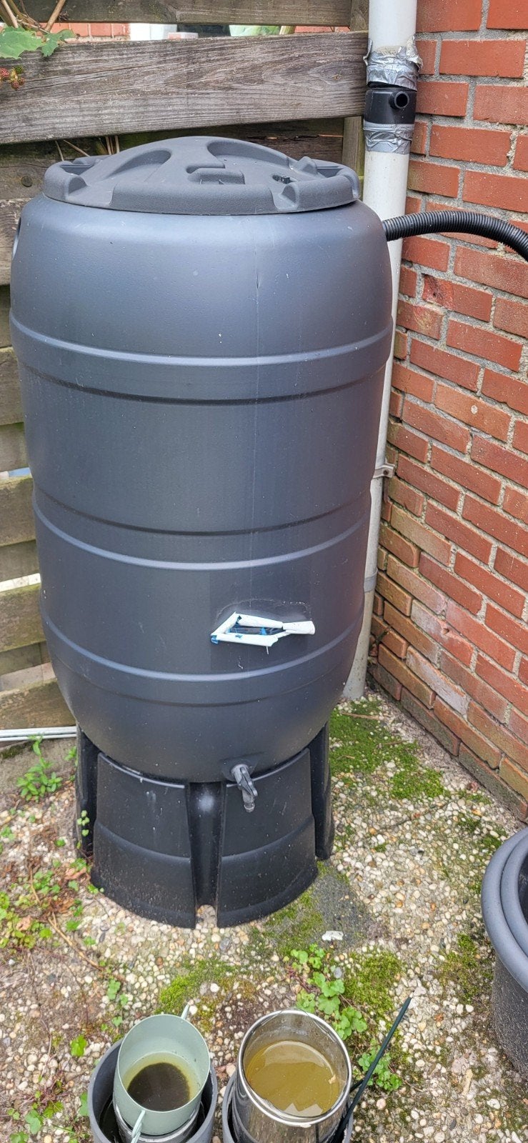 Regenton 150 liter met kraantje, Tuin en Terras, Regentonnen, Ophalen